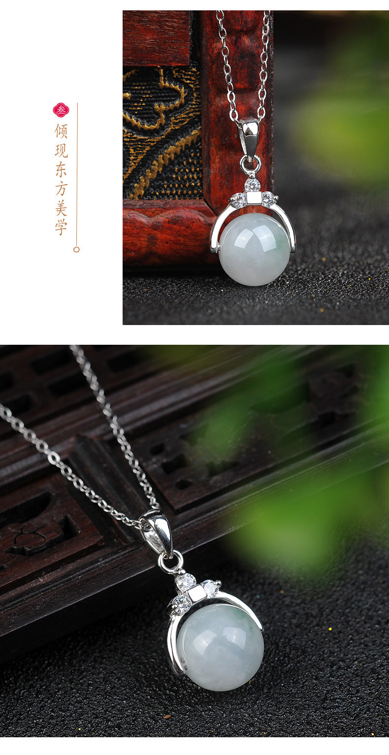 Factory Wholesale Natural Myanmar Emerald Pendant Avalokitesvara Buddha Male Ruyi Gourd Ring Fu Melon Sauteed Green Beans Lucky Beads