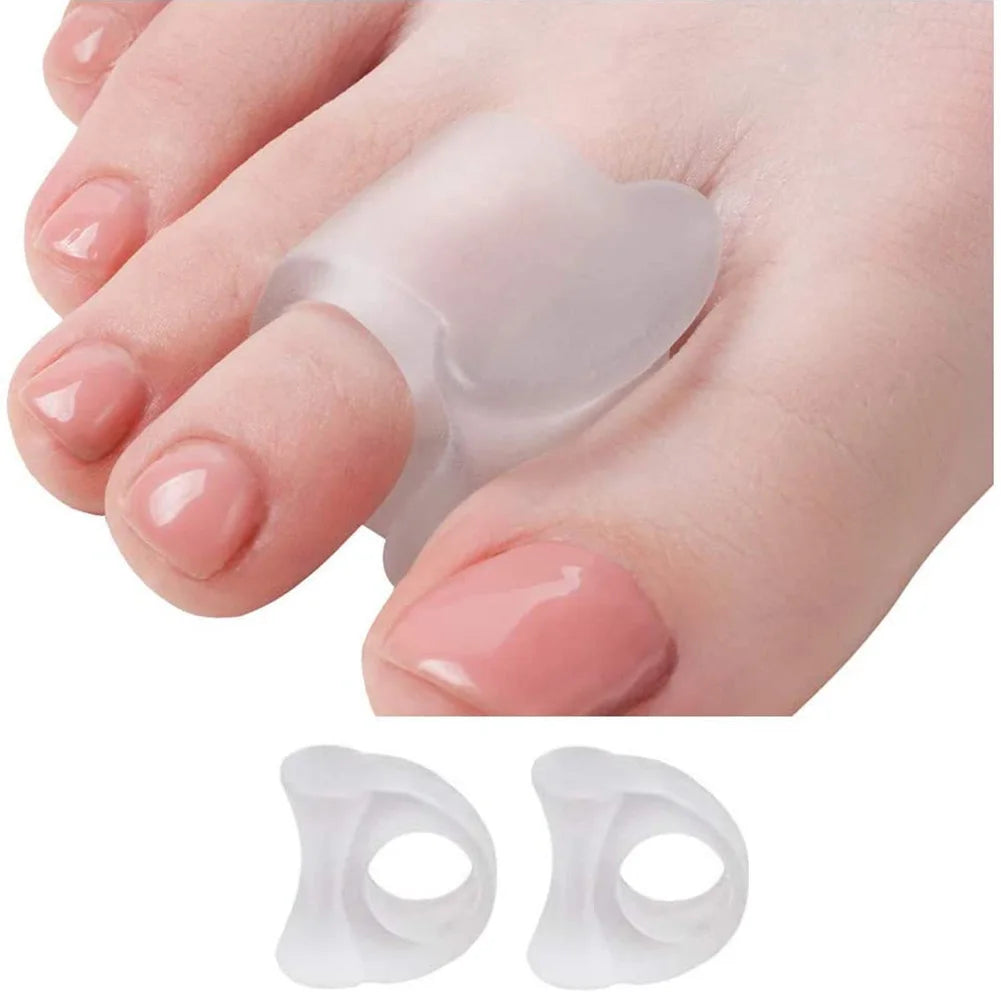 3 Pair Toe Separators Toe Silicone Bunion Guard Foot Care Orthopedic Finger Toe Separator Correction Pad Foot Care Tool