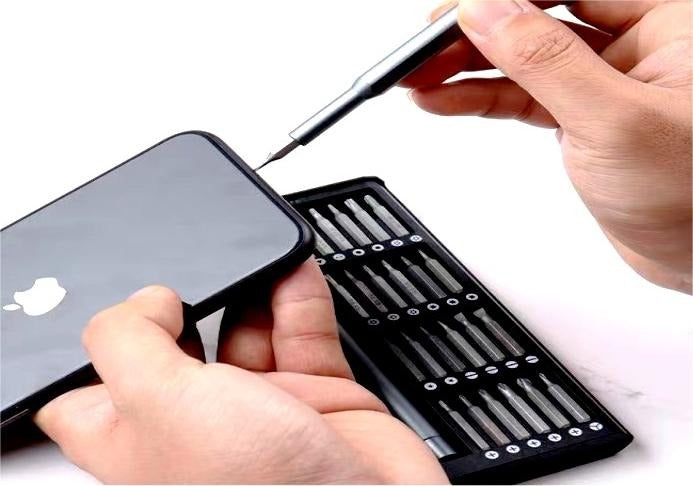 24 IN 1 Magnetic Screwdriver Set ABS Box Drill Screwdriver Hand Tool Multipurpose Screw Head