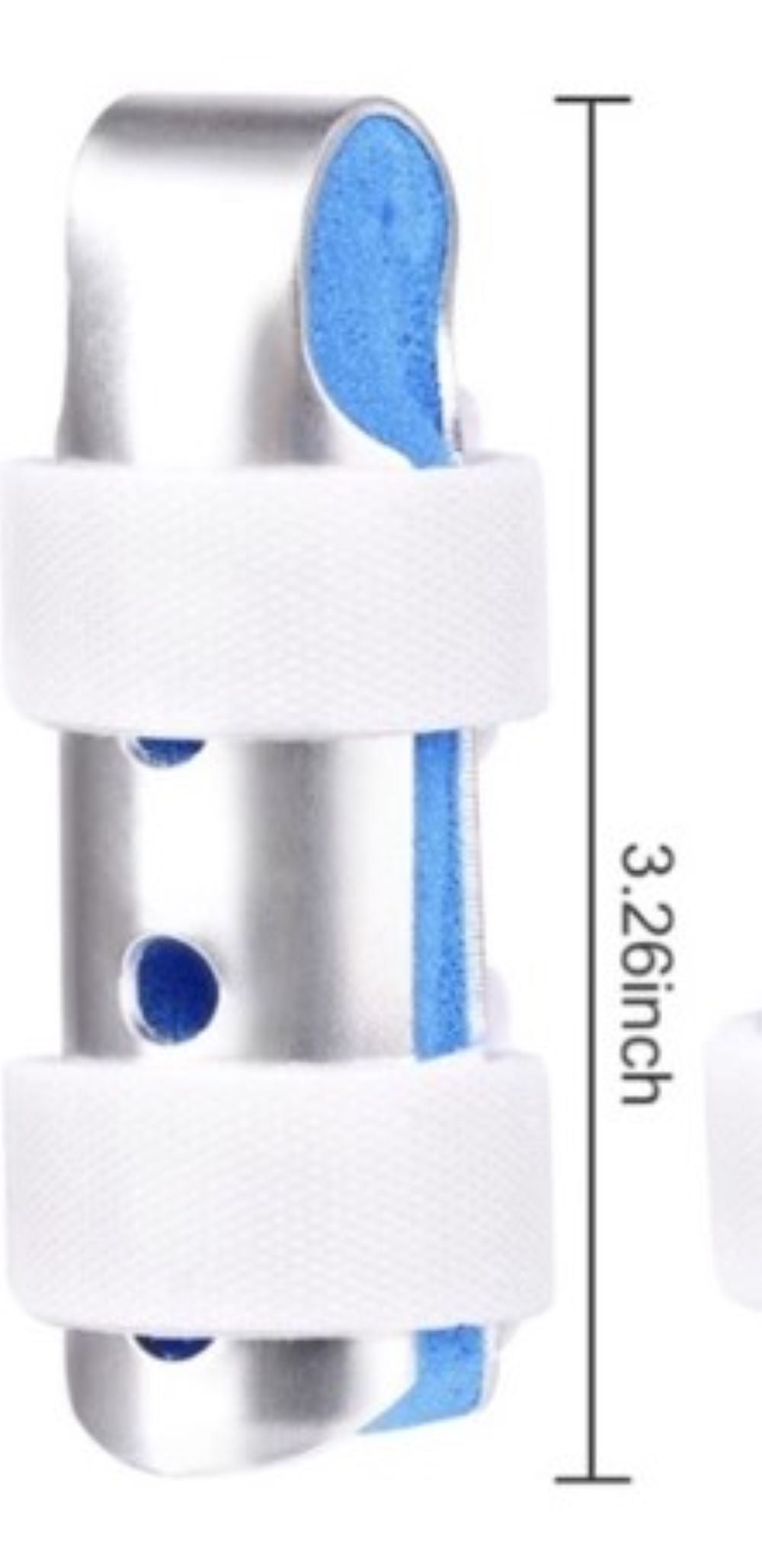 Foam padded aluminum finger brace protector orthopedic Fracture fixation hand finger splint support