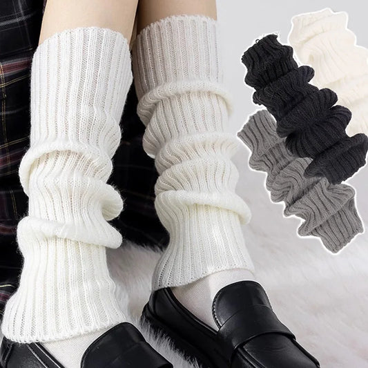 2 Pairs -Stay Stylish & Cozy with Our Japanese Lolita Leg Warmers!