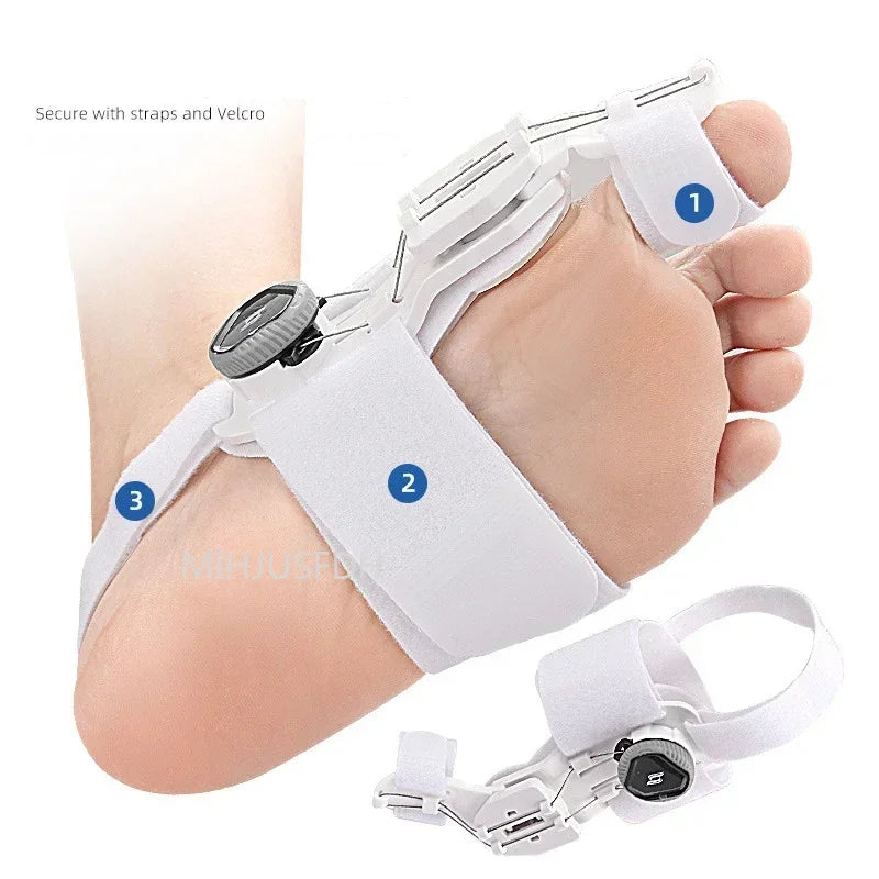 Bunion Corrector & Toe Straightener – Adjustable 3D Support Brace with Silicone Pad, ABS Splint & Comfort Straps for Pain Relief (Hallux Valgus, Big Toe Alignment)