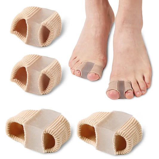 2 Pcs Silicone Toe Spreader Separator Bunion Hallux Valgus Corrector Thumb Finger Correction Straightener Foot Care Tool