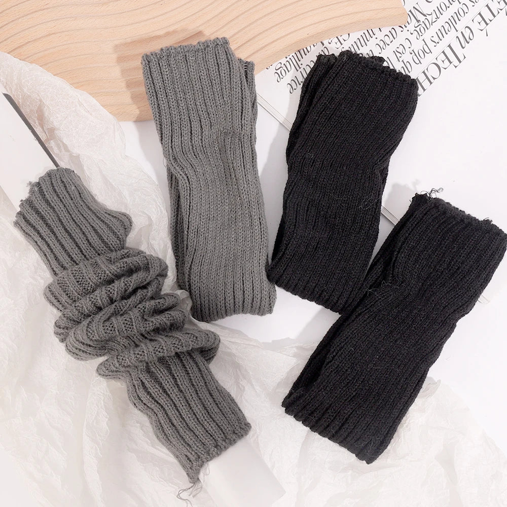 2 Pairs -Stay Stylish & Cozy with Our Japanese Lolita Leg Warmers!