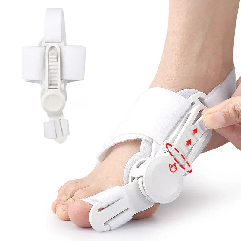 Bunion Corrector & Toe Straightener – Adjustable 3D Support Brace with Silicone Pad, ABS Splint & Comfort Straps for Pain Relief (Hallux Valgus, Big Toe Alignment)