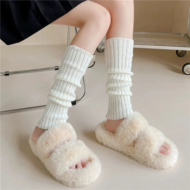 2 Pairs -Stay Stylish & Cozy with Our Japanese Lolita Leg Warmers!