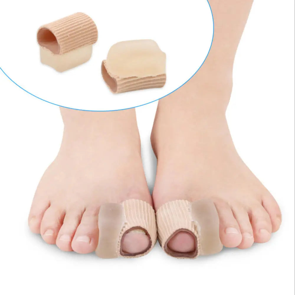2 Pcs Silicone Toe Spreader Separator Bunion Hallux Valgus Corrector Thumb Finger Correction Straightener Foot Care Tool