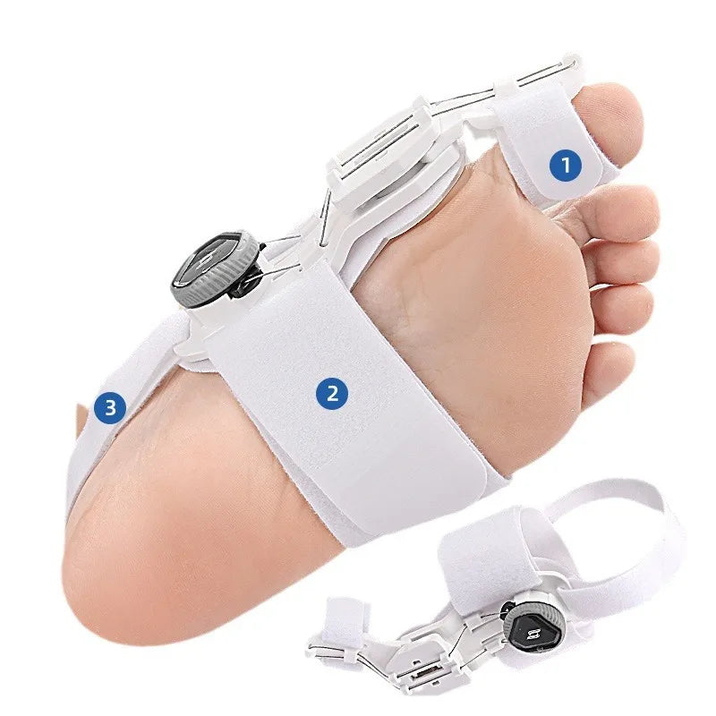 Bunion Corrector Unisex Foot Hallux Valgus Braces Rotatable Toe Separator Straightener Adjustable Pedicure Finger Toe Corrector