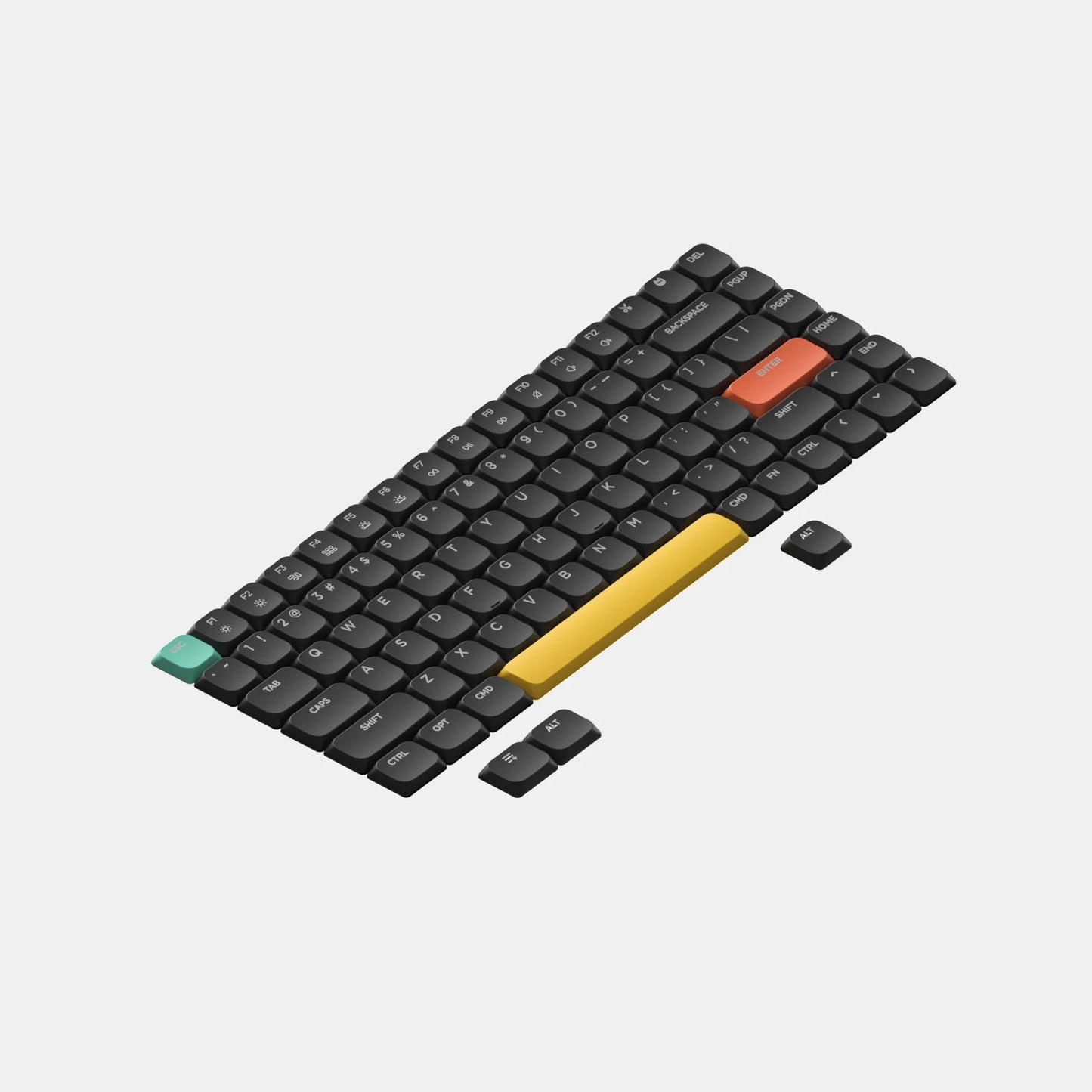 NuPhy nSA Profile Black Transparent Keycap Low Profile Suitable for Air Series