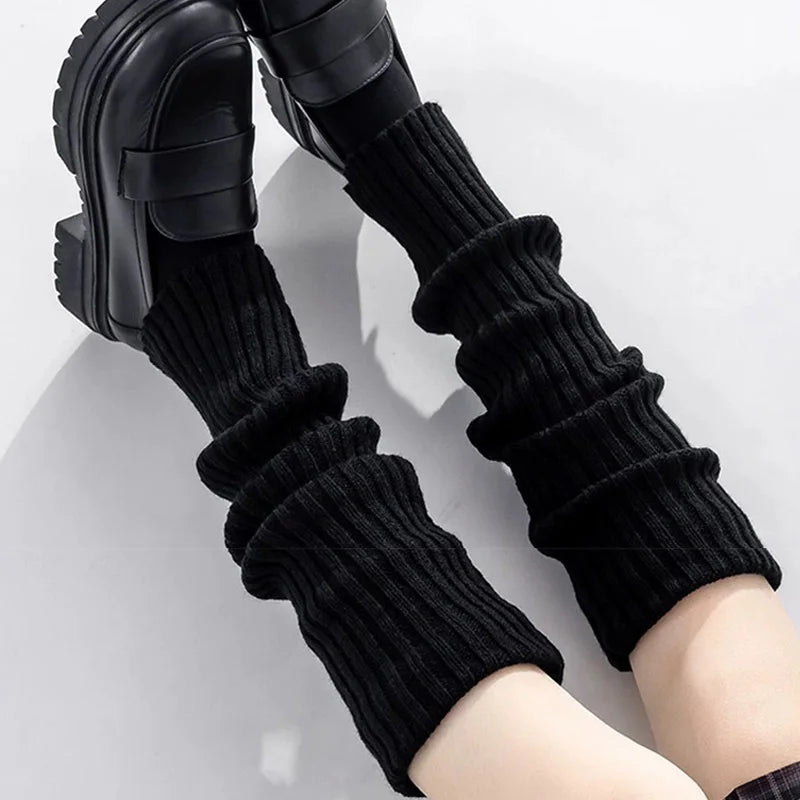 2 Pairs -Stay Stylish & Cozy with Our Japanese Lolita Leg Warmers!