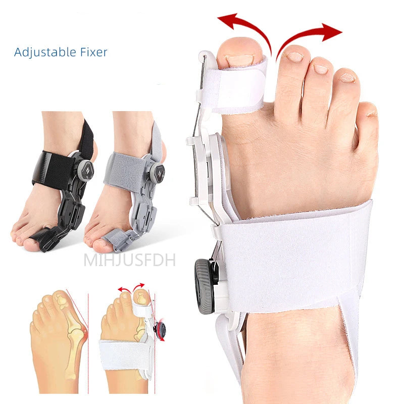 Bunion Corrector & Toe Straightener – Adjustable 3D Support Brace with Silicone Pad, ABS Splint & Comfort Straps for Pain Relief (Hallux Valgus, Big Toe Alignment)