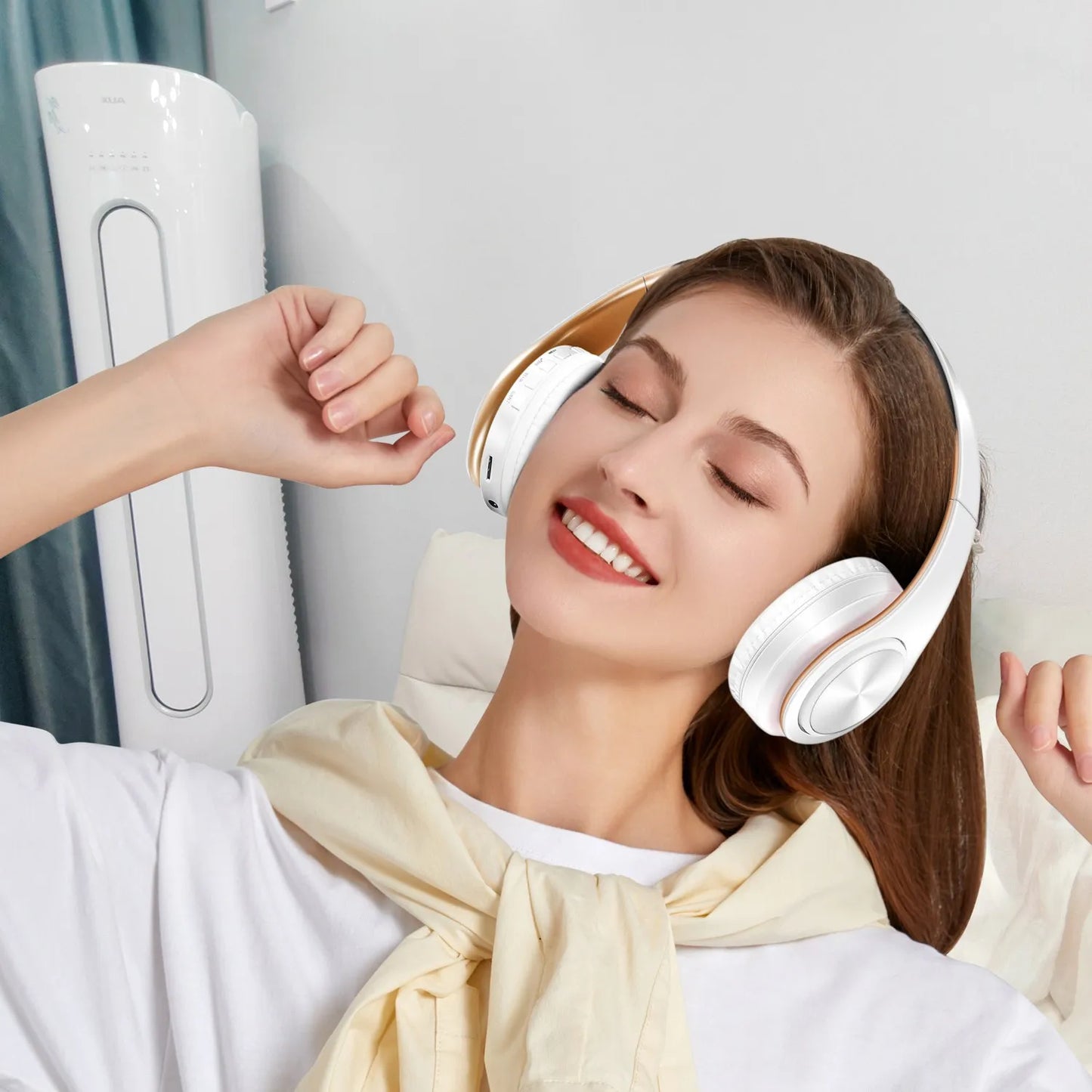 Headphones Bluetooth Headset Earphone Wireless Headphones Stereo Foldable Sport Earphone Microphone Headset Handfree MP3 Player