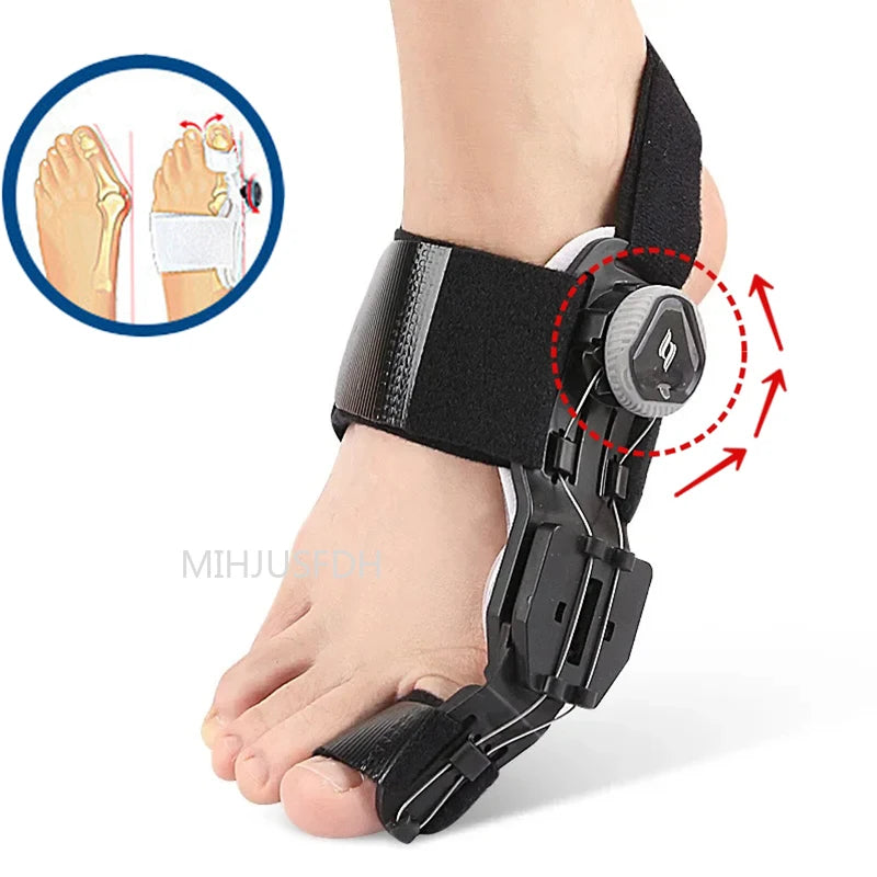 Bunion Corrector & Toe Straightener – Adjustable 3D Support Brace with Silicone Pad, ABS Splint & Comfort Straps for Pain Relief (Hallux Valgus, Big Toe Alignment)