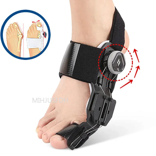 Bunion Corrector & Toe Straightener – Adjustable 3D Support Brace with Silicone Pad, ABS Splint & Comfort Straps for Pain Relief (Hallux Valgus, Big Toe Alignment)