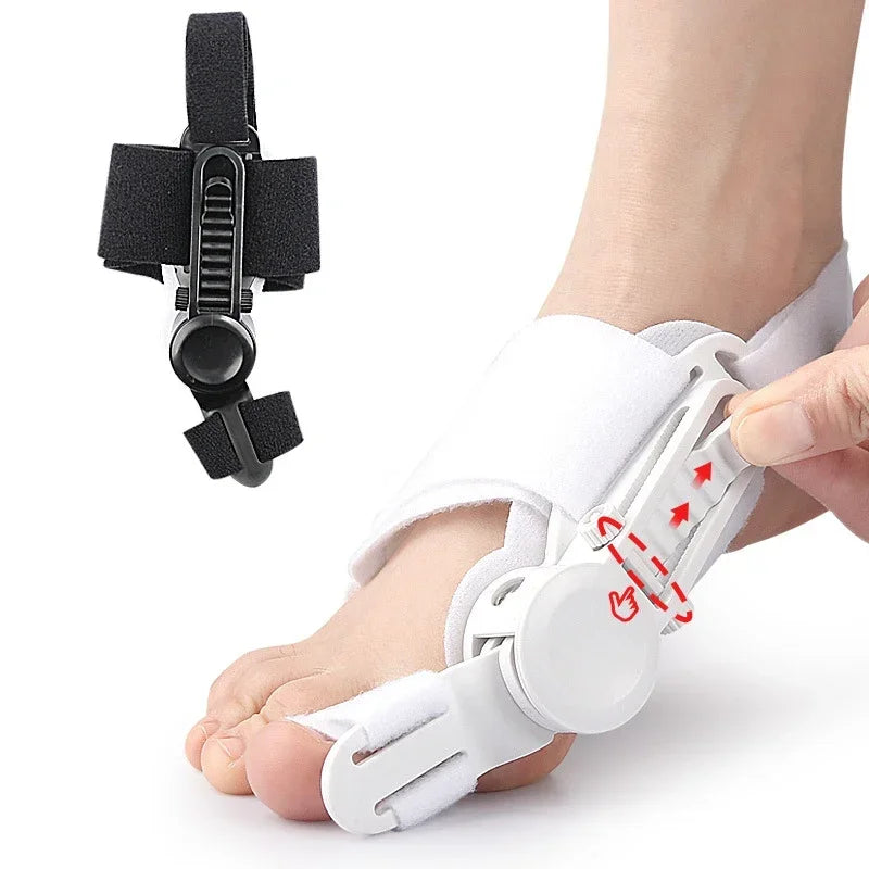 Bunion Corrector & Toe Straightener – Adjustable 3D Support Brace with Silicone Pad, ABS Splint & Comfort Straps for Pain Relief (Hallux Valgus, Big Toe Alignment)
