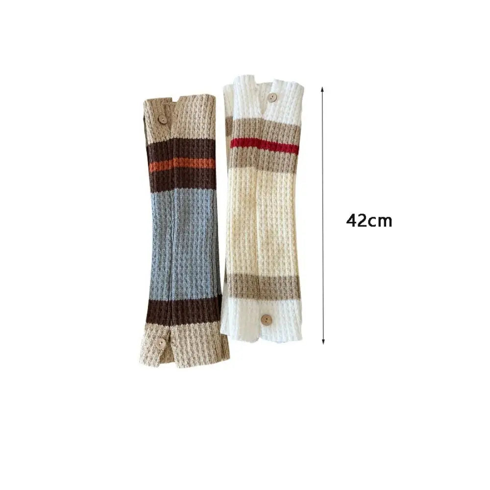 2 pair Women's Leg Warmers – Stretchy Knit Boot Cuffs, Cozy & Fashionable, Non-Slip, Extra Long, for Winter, Dance, Yoga, and Casual Wear (Trendy & Warm)