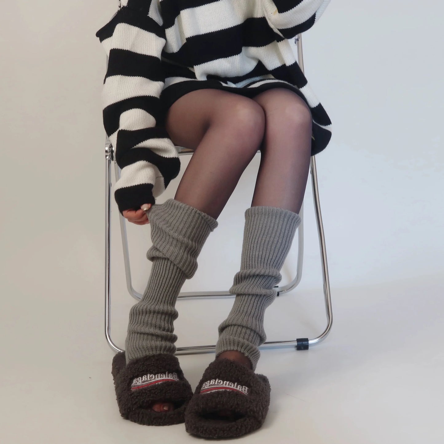 2 Pairs -Stay Stylish & Cozy with Our Japanese Lolita Leg Warmers!