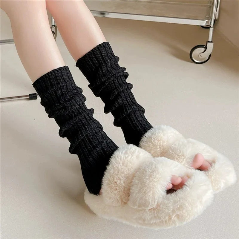 2 Pairs -Stay Stylish & Cozy with Our Japanese Lolita Leg Warmers!