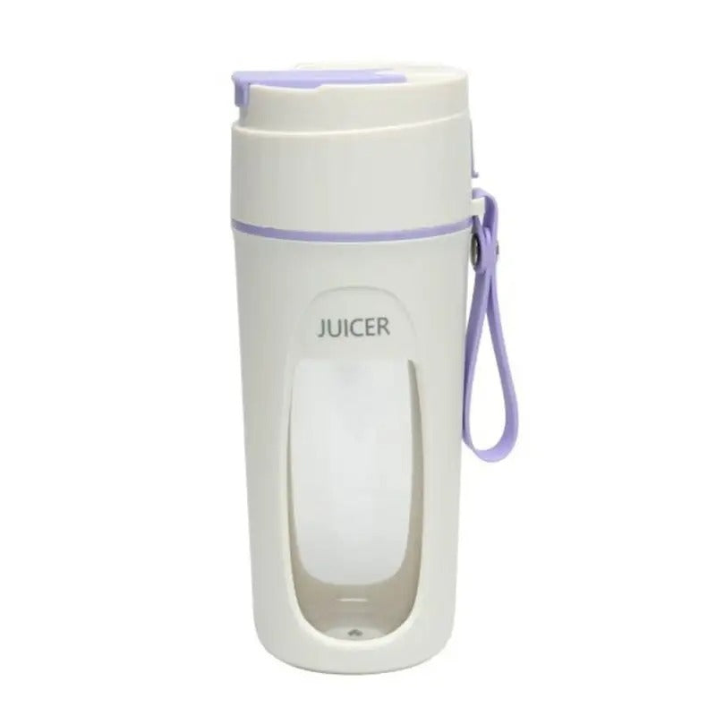 340ML Portable Blender Juicer 8-blade fruit vegetable mixer multifunctional USB Rechargeable Travel blender juice cup | Shopee Singapore