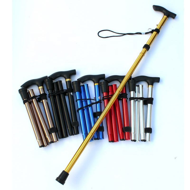 Foldable Walking Cane for Collapsible Lightweight Adjustable, Portable Hand Walking Stick