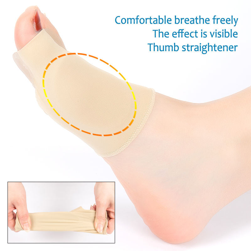 Footcare Silicon Inserted Big Toe Pain Relief Toe Protector Toe Separator Separator Bunion Hallux Valgus Corrector