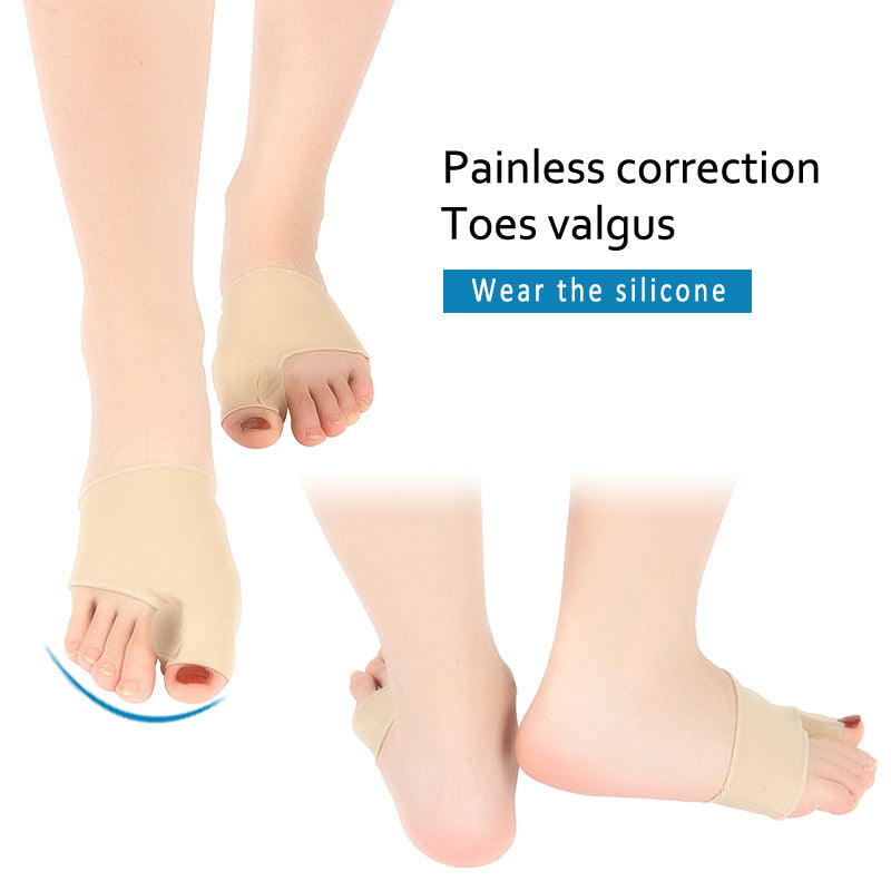 Footcare Silicon Inserted Big Toe Pain Relief Toe Protector Toe Separator Separator Bunion Hallux Valgus Corrector