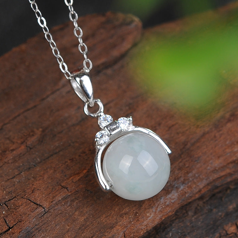 Factory Wholesale Natural Myanmar Emerald Pendant Avalokitesvara Buddha Male Ruyi Gourd Ring Fu Melon Sauteed Green Beans Lucky Beads