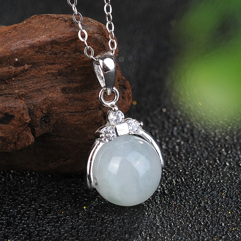 Factory Wholesale Natural Myanmar Emerald Pendant Avalokitesvara Buddha Male Ruyi Gourd Ring Fu Melon Sauteed Green Beans Lucky Beads