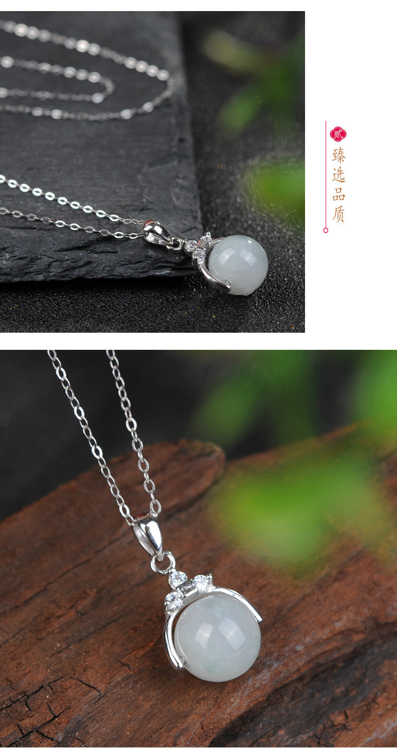 Factory Wholesale Natural Myanmar Emerald Pendant Avalokitesvara Buddha Male Ruyi Gourd Ring Fu Melon Sauteed Green Beans Lucky Beads