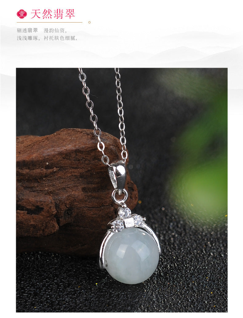 Factory Wholesale Natural Myanmar Emerald Pendant Avalokitesvara Buddha Male Ruyi Gourd Ring Fu Melon Sauteed Green Beans Lucky Beads