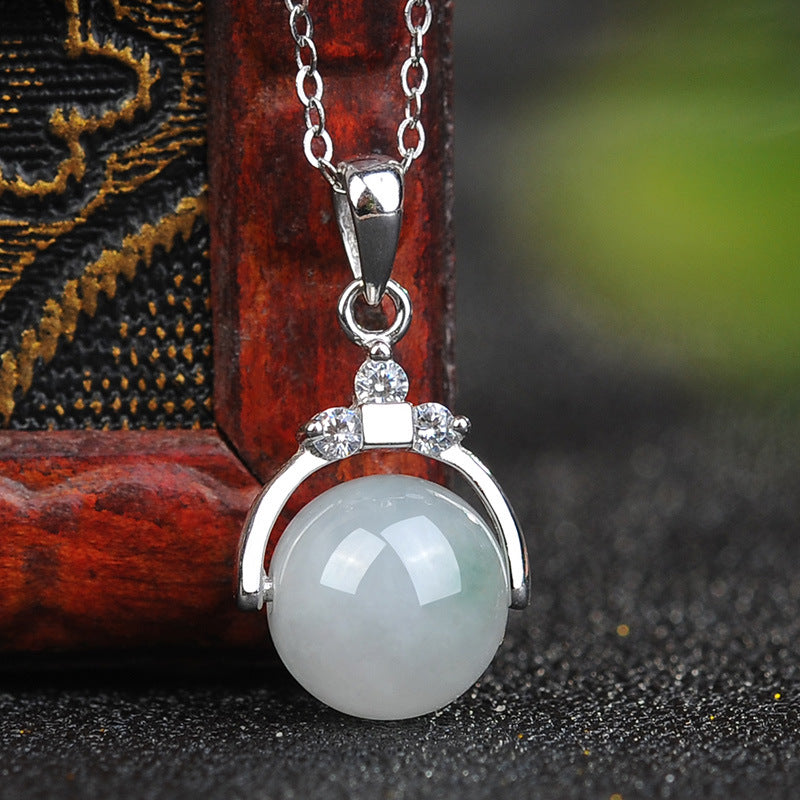 Factory Wholesale Natural Myanmar Emerald Pendant Avalokitesvara Buddha Male Ruyi Gourd Ring Fu Melon Sauteed Green Beans Lucky Beads