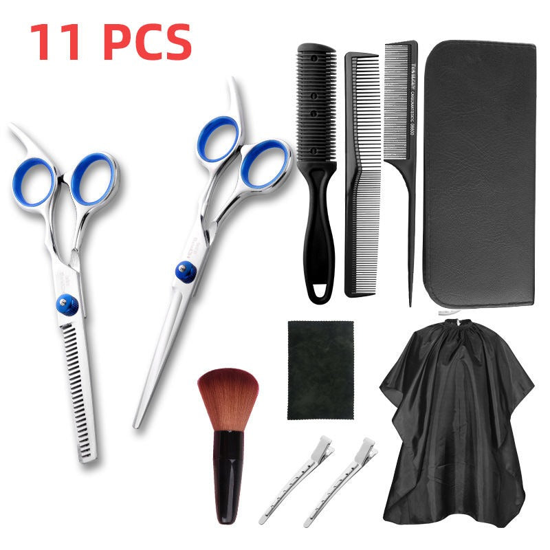 Hair Scissor set home use Hair Hairdressing Scissors Kit Hair Clipper Razor Thinning cutting Scissor Barber haircut set