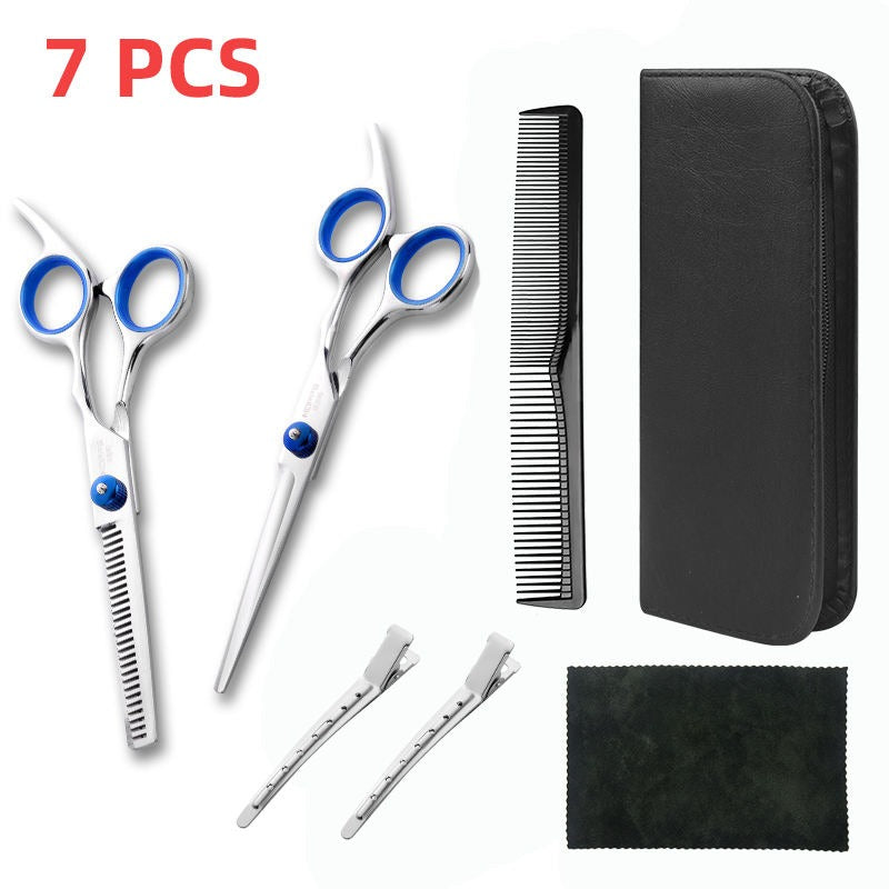 Hair Scissor set home use Hair Hairdressing Scissors Kit Hair Clipper Razor Thinning cutting Scissor Barber haircut set