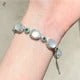 Chalcedony fine jewelry bracelets bangles silver luxury full diamond bracelet natural healing stone bracelets