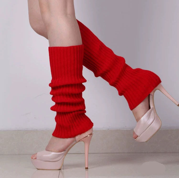 2 Pairs -Stay Stylish & Cozy with Our Japanese Lolita Leg Warmers!