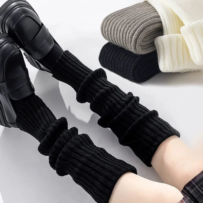 2 Pairs -Stay Stylish & Cozy with Our Japanese Lolita Leg Warmers!