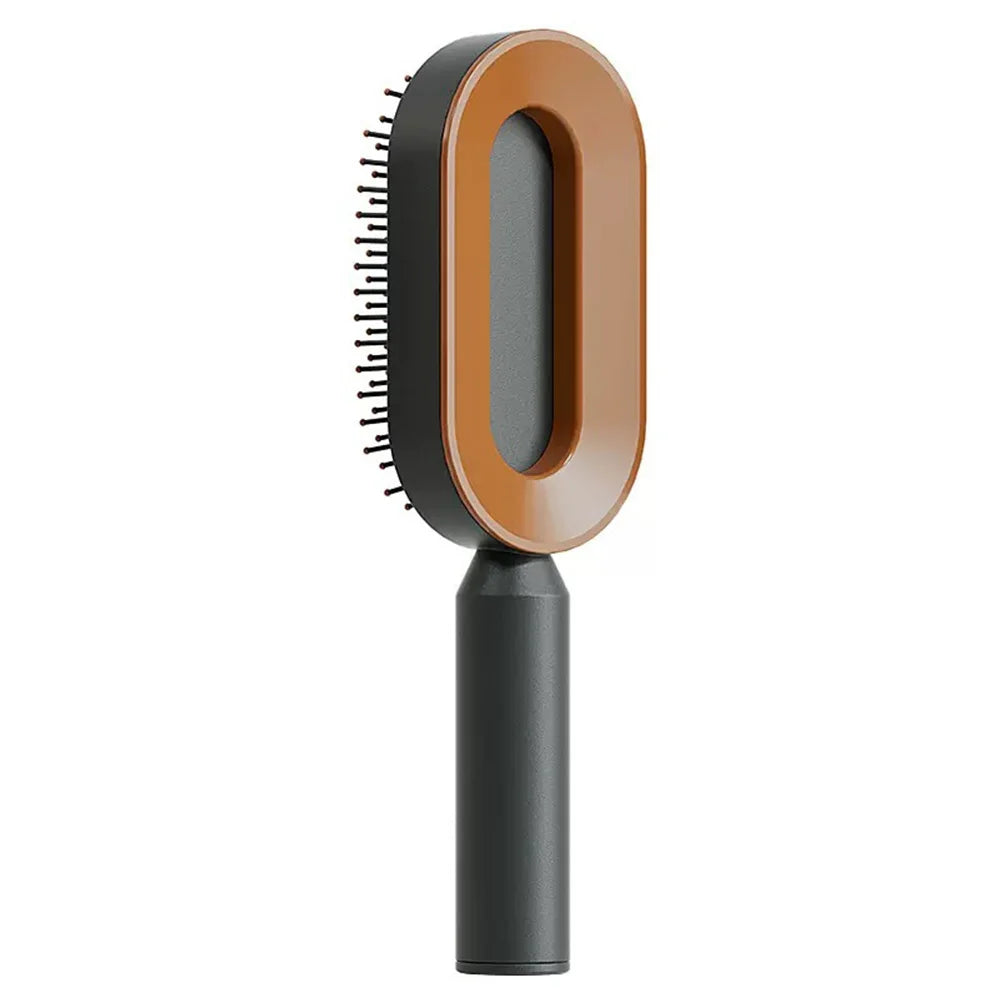 Airbag Massage Combs Self Cleaning Hair Brush Anti-static Wet Dry Curly Detangler Hairbrush Women Hairdressing Styling Hair Tool