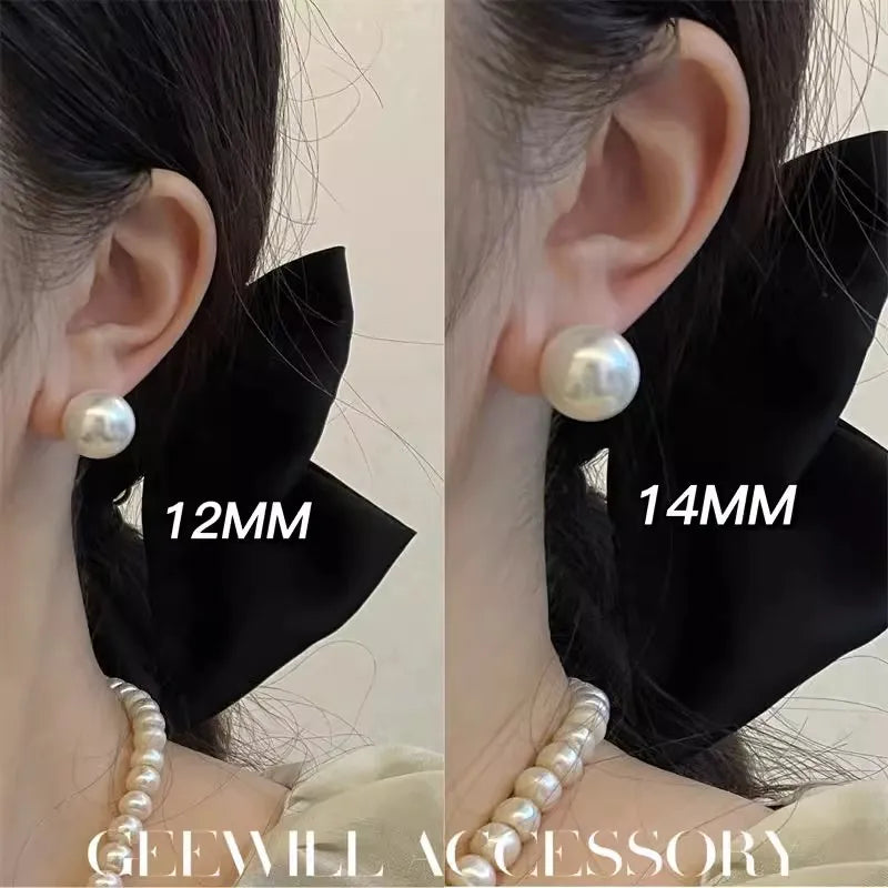 2pcs Pearl Ear Clip Earrings Fashion Without Ear Hole Earings Simple Ear Cuff Fake Piercing Fashion Jewelry Earings for Women