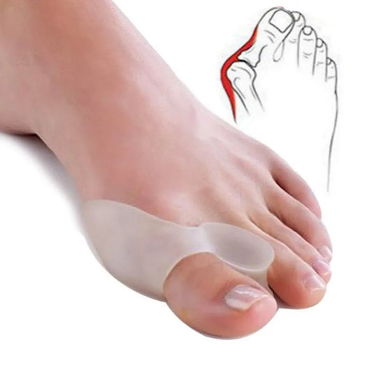 6PCS Silicone Gel Thumb Corrector Bunion Foot Toe Hallux Valgus Protector Separator Finger Straightener Adjuster Foot Care Tool