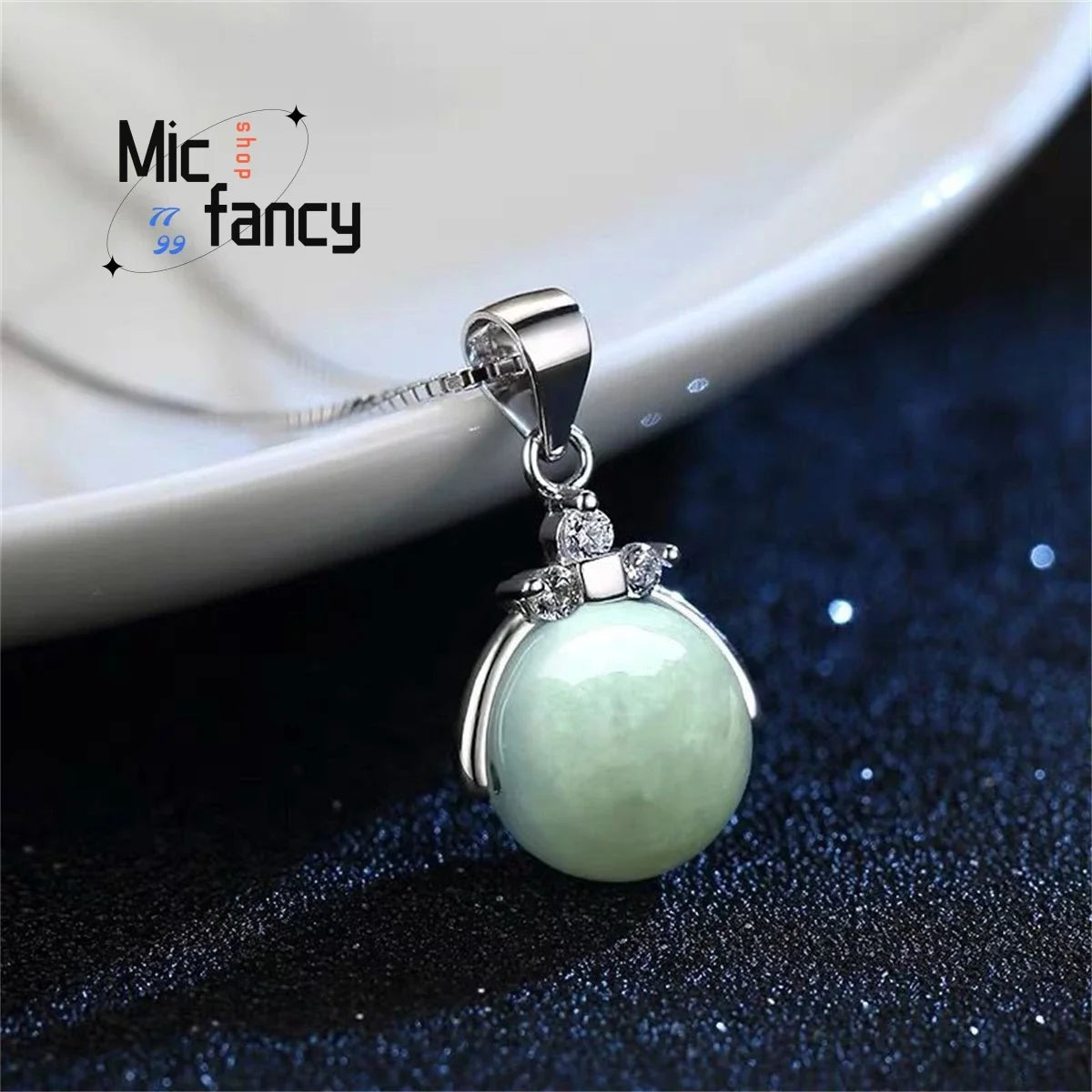 Natural Myanmar Emerald Road Pass Pendant Jade Round Bead Necklace Charm Fashion Jewelry Women Boutique Sweet Romantic Souvenir