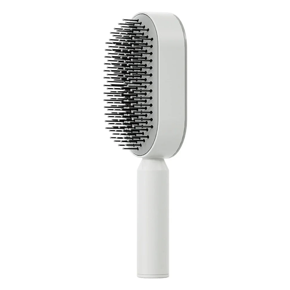 Airbag Massage Combs Self Cleaning Hair Brush Anti-static Wet Dry Curly Detangler Hairbrush Women Hairdressing Styling Hair Tool