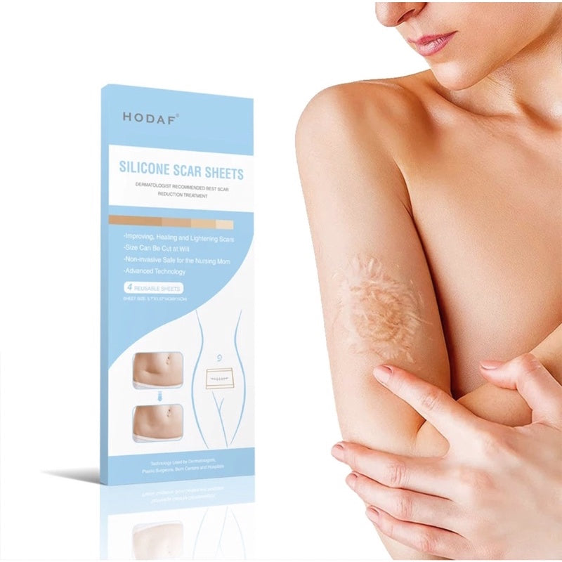 Reusable Silicone Scar Treatment Strips - Professional Quality Scar Reduction Tape for Surgical, C-Section & Injury Scar