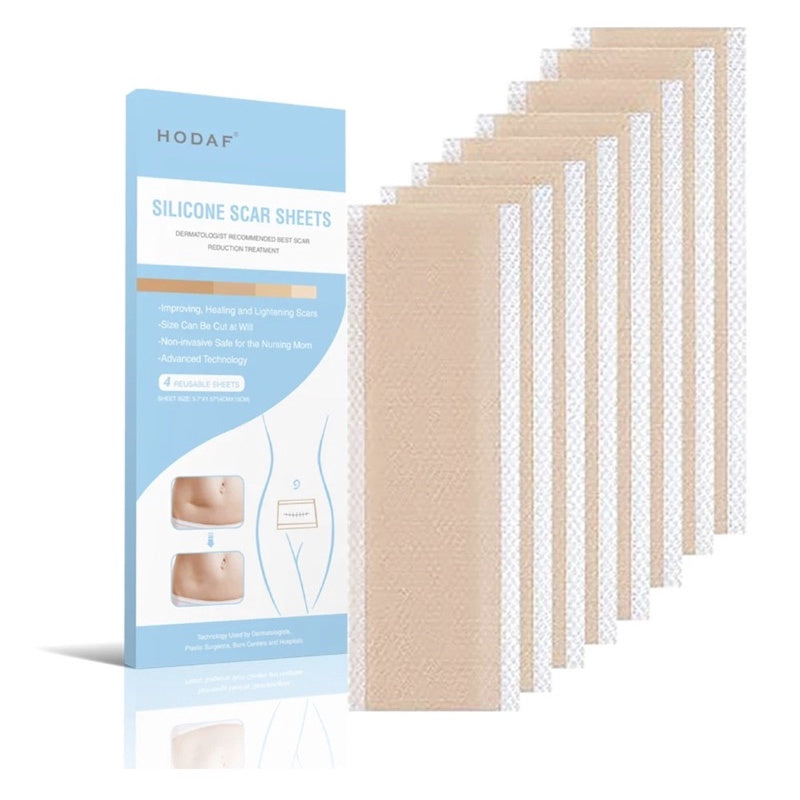 Reusable Silicone Scar Treatment Strips - Professional Quality Scar Reduction Tape for Surgical, C-Section & Injury Scar