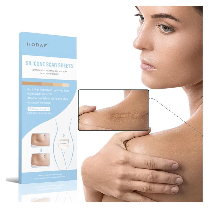 Reusable Silicone Scar Treatment Strips - Professional Quality Scar Reduction Tape for Surgical, C-Section & Injury Scar