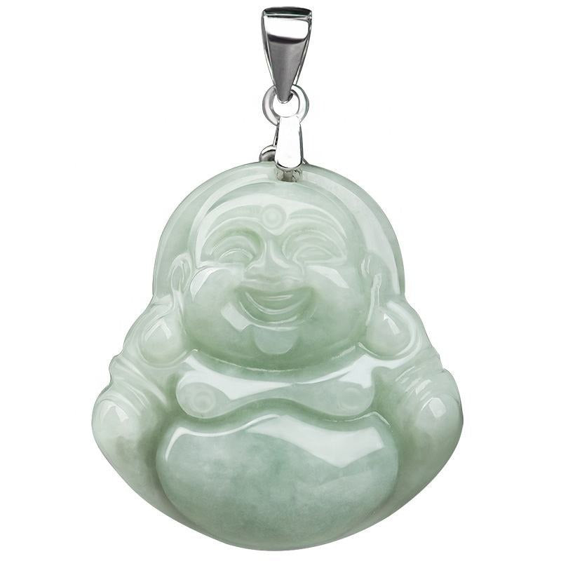 Natural Jade Buddha Pendant