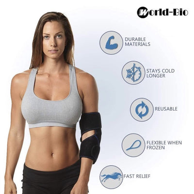 Cold Therapy Gel Wrap for Knee Pain Relief and Rapid Recovery - Reusable, Easy-to-Use Knee Brace for Sport Injuries