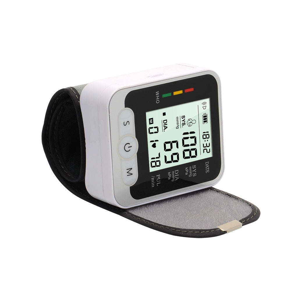 Aparelho De Pressao Digital Automatico De Pulso G-Tech GP400 Household Electronic Blood Pressure Measurement Wrist Sphygmomanometer