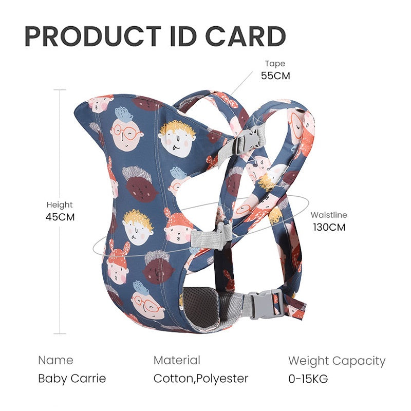 Baby Carrier Ergonomic Breathable Kangaroo Baby Travel Bag Backpack Adjustable Comfort Kids Toddler Infant Sling Labor Saving Easy To Carrier