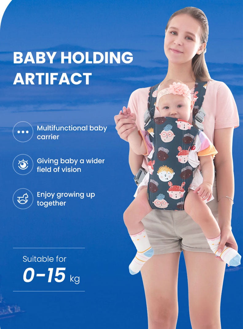 Baby Carrier Ergonomic Breathable Kangaroo Baby Travel Bag Backpack Adjustable Comfort Kids Toddler Infant Sling Labor Saving Easy To Carrier