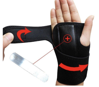 Adjustable Wrist Brace Guard Durable Steel Wrist Splint Support Strap Carpal Tunnel Tendonitis Stabilizer Arthritis Pain
